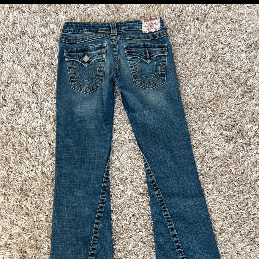 10 pair of jeans. Most true religion, 7, and citizen brand all gently worn.